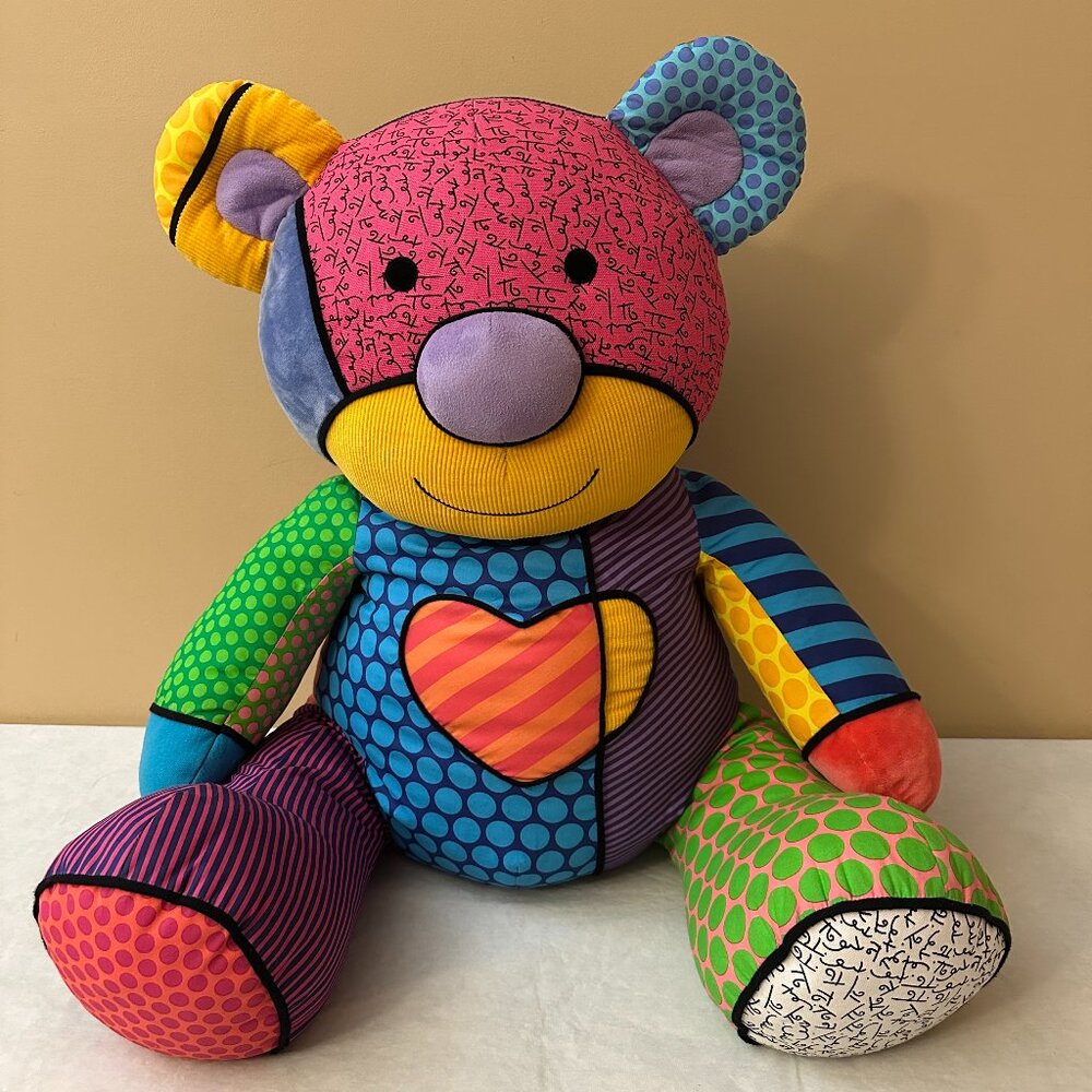 Britto Pop Plush 22" Jumbo Size Talluah Teddy Bear Plush